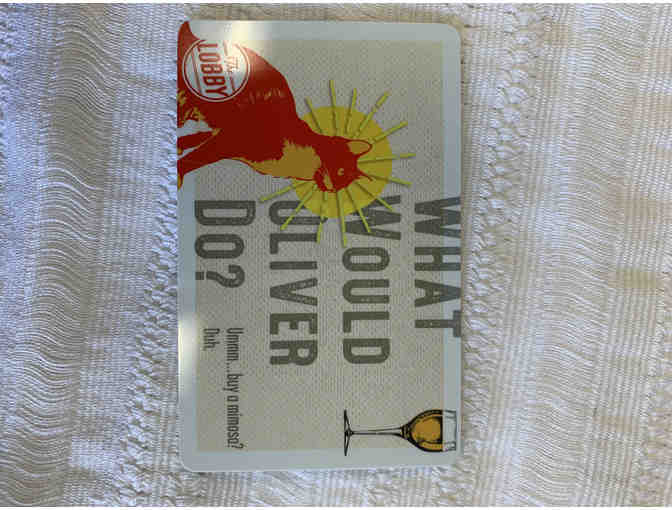 $100 Gift Certificate for Dining at The Lobby