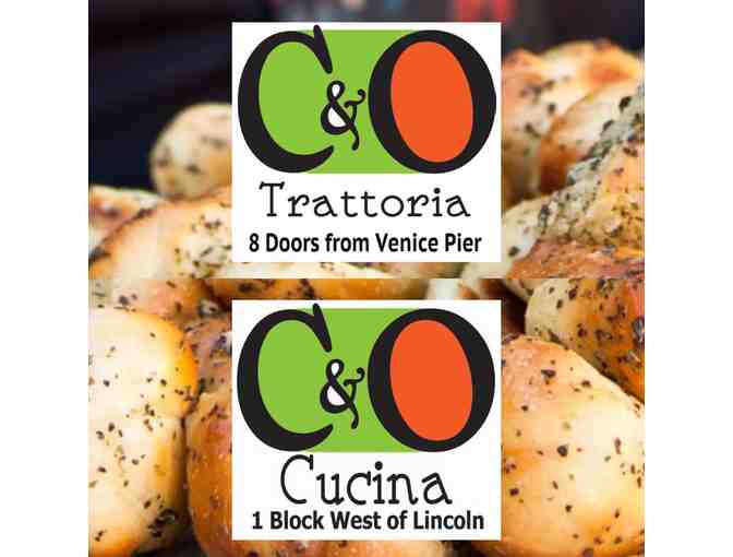 C&O Trattoria or C&O Cucina: $30 Gift Card
