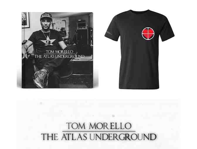 Tom Morello: The Atlas Underground Book and Tee Shirt
