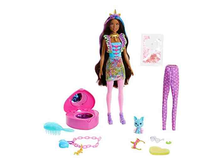 Barbie Color Reveal Peel Doll Unicorn Fantasy Fashion Transformation