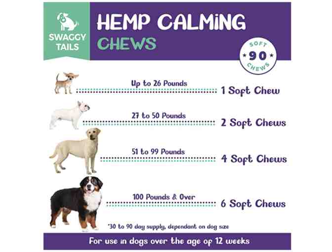 Swaggy Tails: Hemp Calming Chews for Dogs (1 of 2)