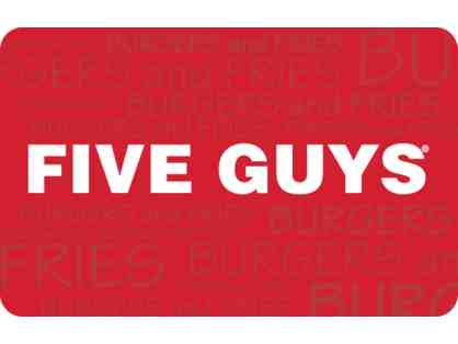 Five Guys: $25 Gift Card