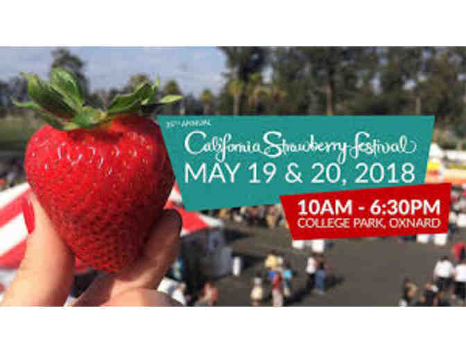 California Strawberry Festival - 4 Admission Tickets Voucher - Photo 1