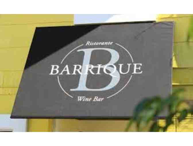 Barrique Ristorante & Wine Bar: $100 Gift Certificate