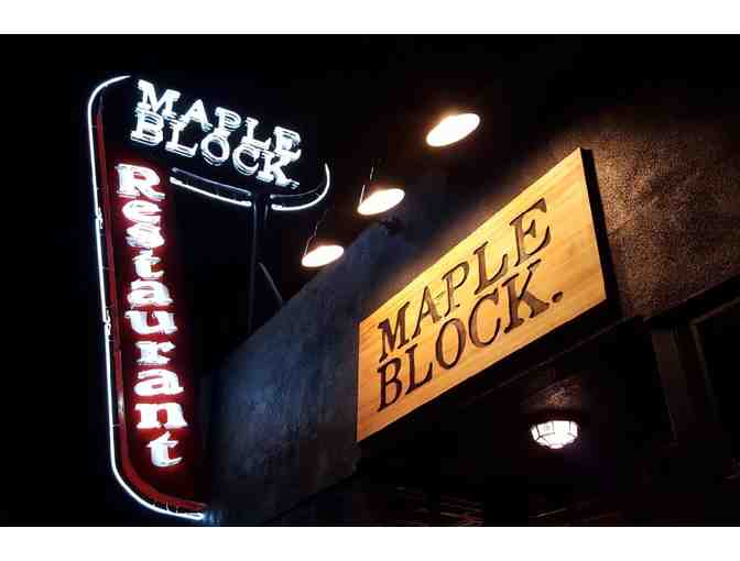 Maple Block Meat Co - $100 Gift Card