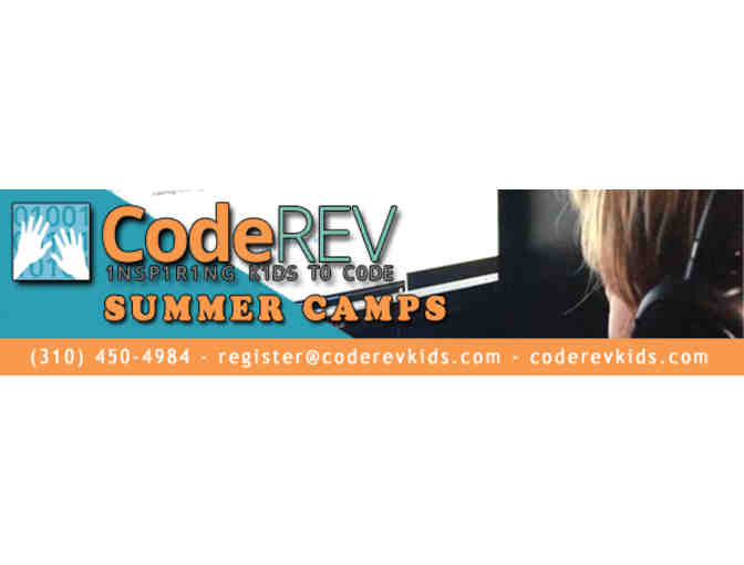 CodeREV Kids - One Week of Summer Tech Camp*