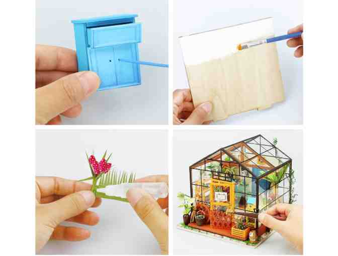 DIY 3D Wooden Miniature Dollhouse