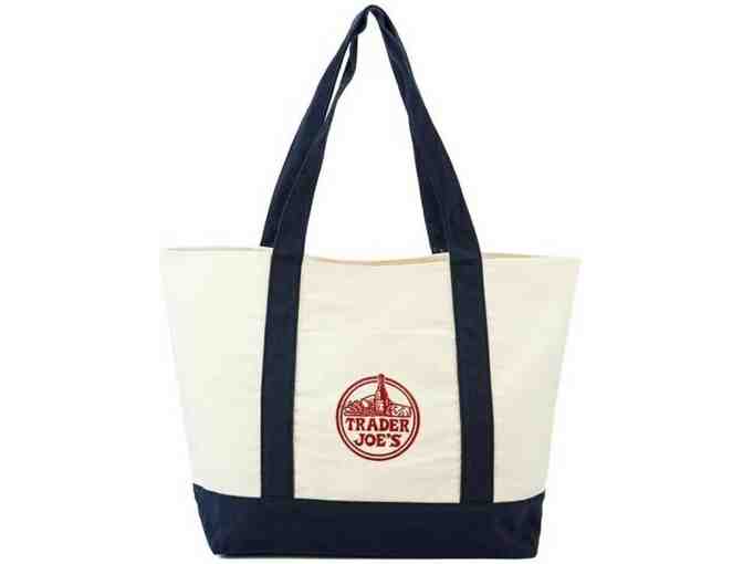 Trader Joe's - Groceries and Snacks in Canvas Tote