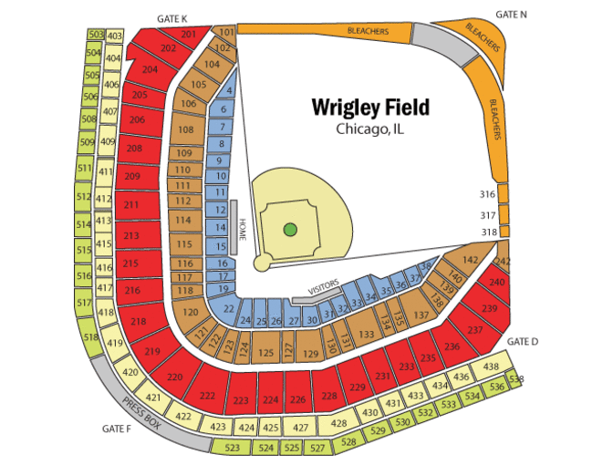 2 Cubs Tickets May 18th vs. Brewers  Aisle 213 Row 3  Seat 103-104