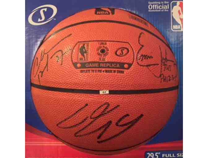 Signed Basketball by TNT's Shaq, Charles, Ernie, Kevin McHale, Isiah Thomas and D3!