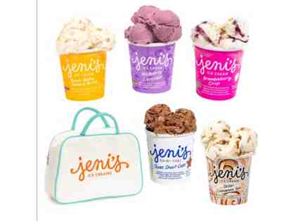 Selection of Jeni's Splendid Ice Creams in Insulated Traveler Bag