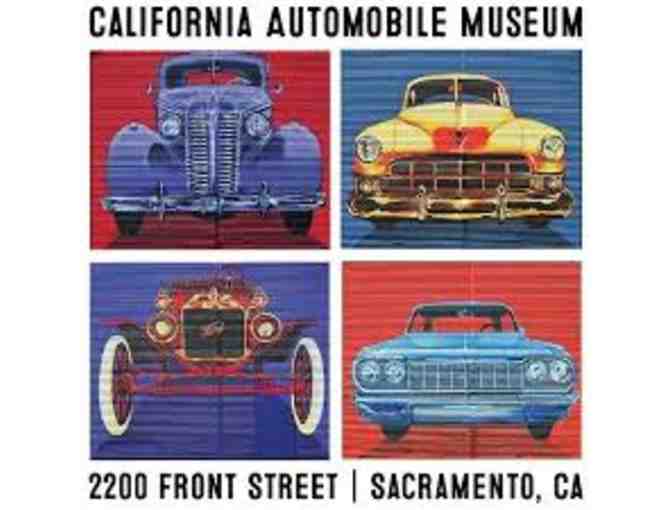 California Auto Museum - Family Pass for Four (4) Admissions