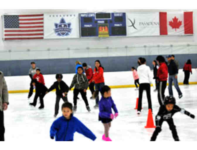 Pasadena Ice Skating Center - Two (2) Public Session 2-Packs (Skate Rental Included)
