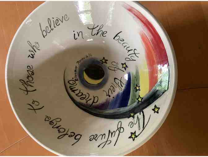 Hand Painted Ceramic Bowl created by Teacher Diane