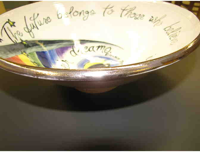 Hand Painted Ceramic Bowl created by Teacher Diane
