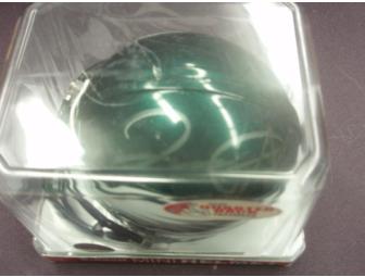 Mini Philadelphia Eagles Helmet signed by David Akers, Philadelphia Eagles Kicker