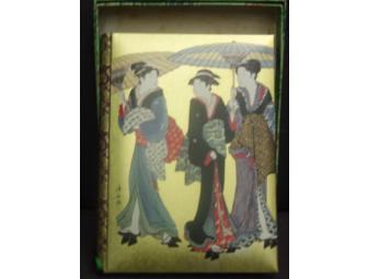 Three Asian Print/Design T-shirts with Matching Address Book