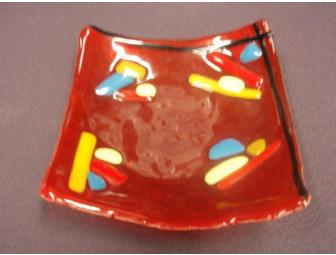 Two Square Candy Dishes made by FSS Upper School Students