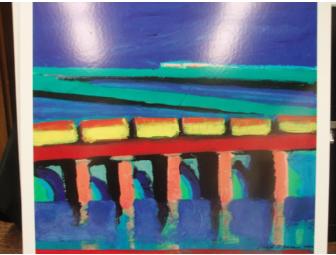 Two Posters, 'The Sculler' & 'Port of Call' on Foam Board from Brush Strokes Rowing Galler