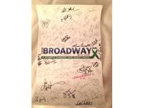 From Broadway With Love Concert Poster signed