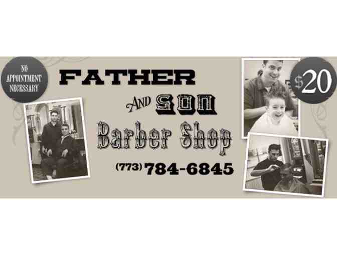 Father & Son Barber Shop - $20 Gift Certificate & Pomade