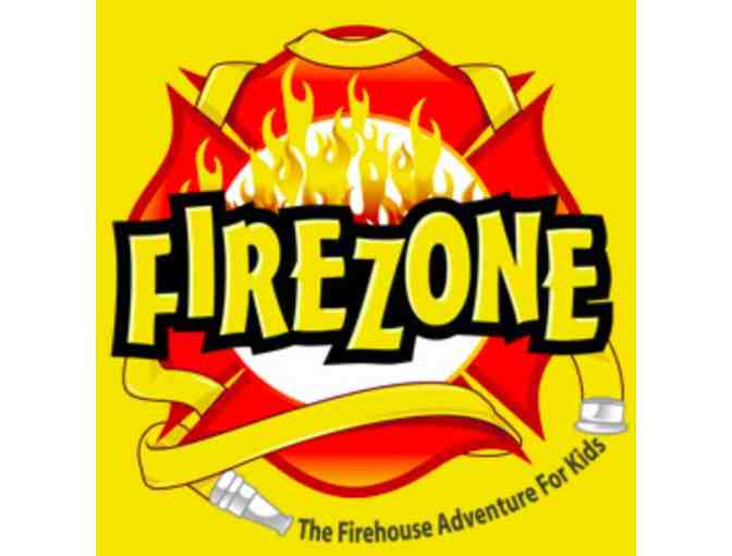 FireZone - 10 Visit Drop-In Card with Toy Firetruck!