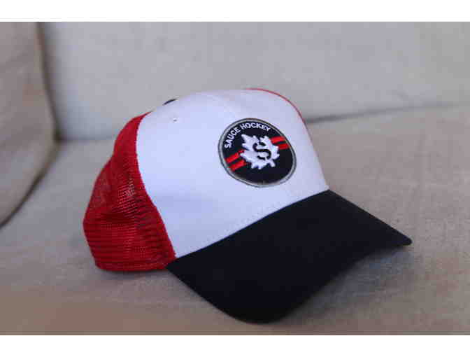 Sauce Hockey Hat - Red, White, and Blue