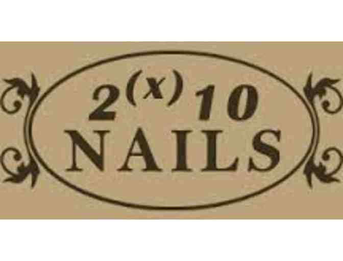 2x10 Nails & Spa - Gift Certificate for One Manicure - Photo 1