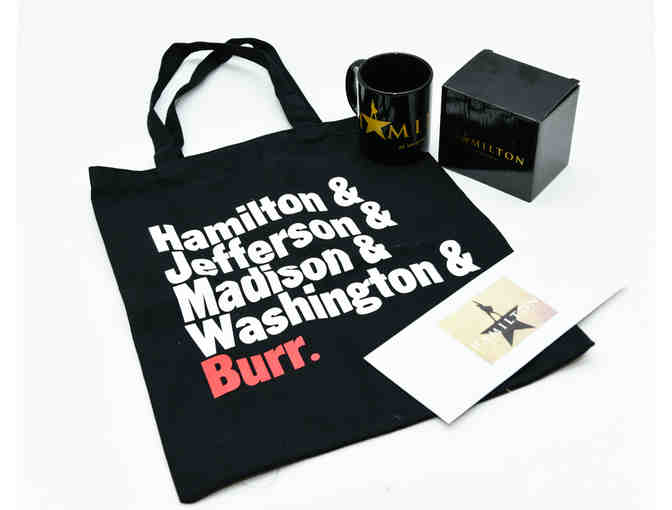 Hamilton-Themed Merch - Tote Bag, Coffee Mug, and Poster Signed by Hamilton Cast