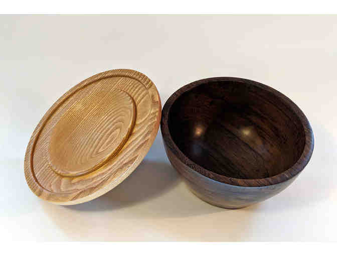 KW Woodworks - Hand Turned Wooden Bowl With Lid