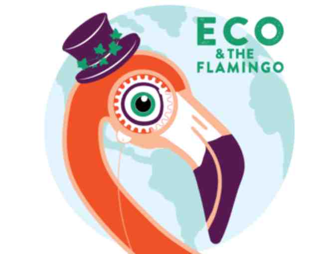 Eco and The Flamingo - Organic cotton Eco Blanket