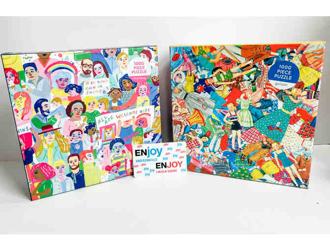 Enjoy, An Urban General Store - (2) 1000-Piece Puzzles and $20 Gift Card