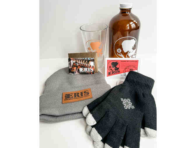 ERIS Brewery and Cider House - Tour and Tasting for 6, a Howler Fill, $50 Gift Card, Merch