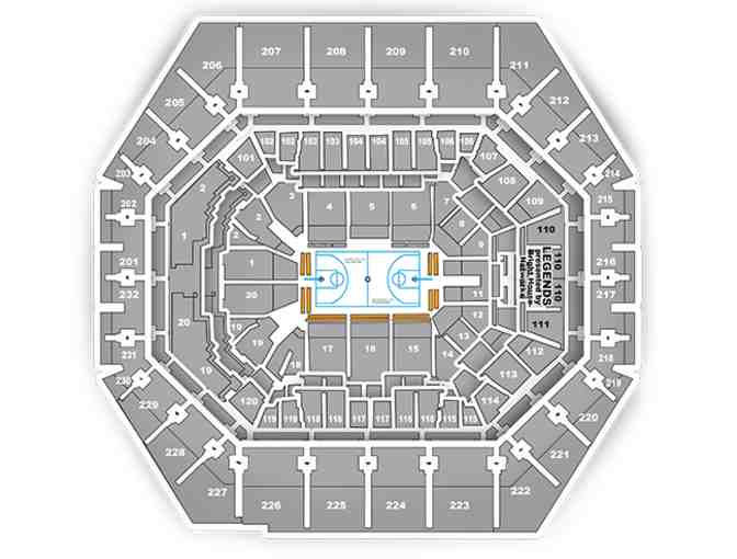 4 Tickets On the Floor-Pacers VS 76ers March 26, 2017 (SEC 17 ROW 2 SEATS 16-19) 6pm