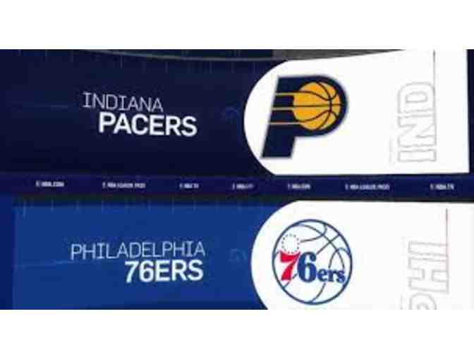 4 Tickets On the Floor-Pacers VS 76ers March 26, 2017 (SEC 17 ROW 2 SEATS 16-19) 6pm - Photo 1