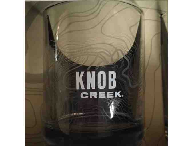 Knob Creek Gift Set - 750ml bottle, 2 bar glasses