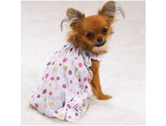 Beach Theme Female Dog Clothes Size Medium, Carrier, Accessories and Matching Beach Hat