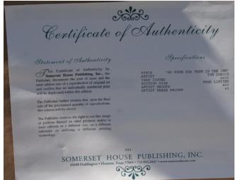 Tom Dubios - No Room for Them In The Inn - Signed & Numbered