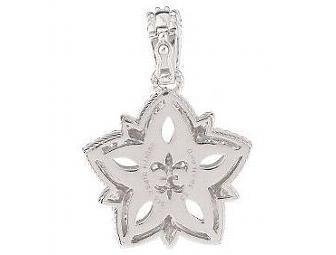 Judith Ripka Sterling Silver Diamonique & Cultured Pearl Enhancer