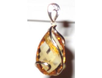 14K Citrine Pendant