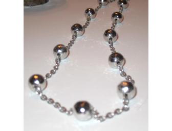 20' Sterling Silver Beaded Chain