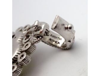 Sterling Silver Mother of Pearl Heart Enhancer - By Judith Ripka