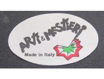 Vintage Cat Frame - Free Form Black Metal - Made in Italy 'Arti Mestieri'