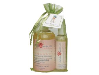 Terry Cloth Bath Robe (Large) and Caine & Able Shampoo/Spritz Gift Set