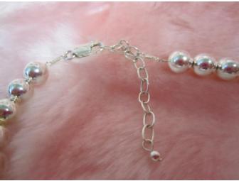 Sterling Silver Beaded Necklace