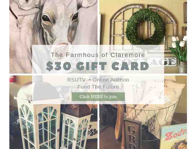 $30 Gift Certificate to the Farmhaus of Claremore - Photo 1