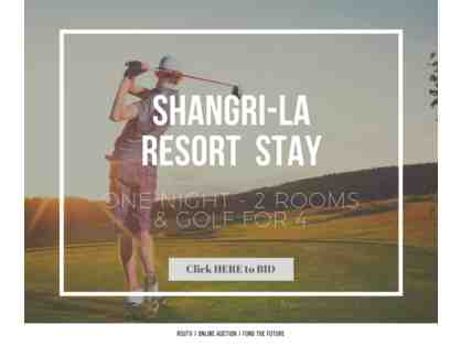 Shangri-La Golf Club Resort one-night stay in two standard rooms & one round of golf for 4