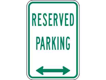 RESERVED PARKING FOR GREAT ARTISTS 2015