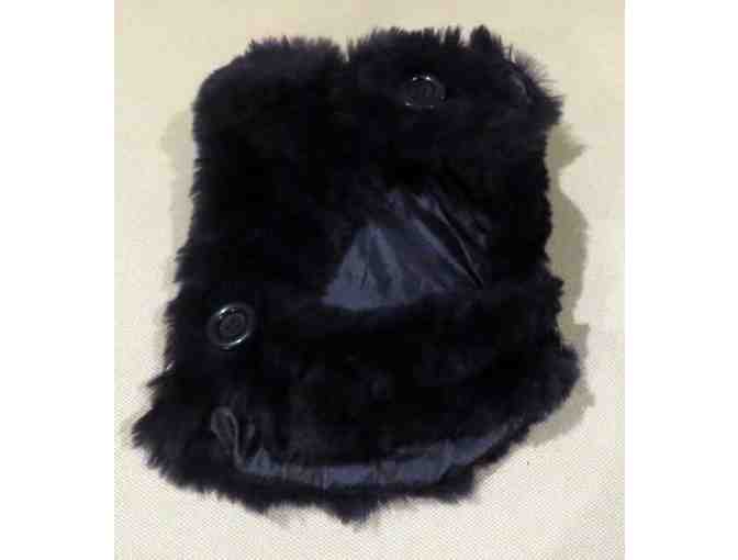 Black Faux Fur Coat - 8 ' Long and 16' Girth