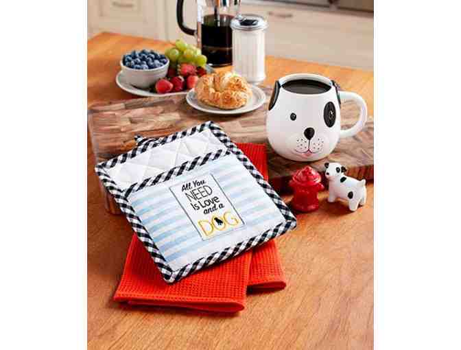 2 pc. Kitchen Set for Dog Lovers